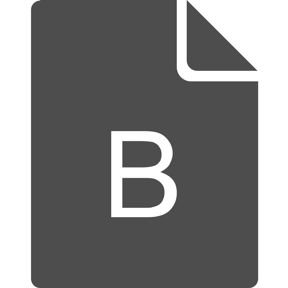 b file icon