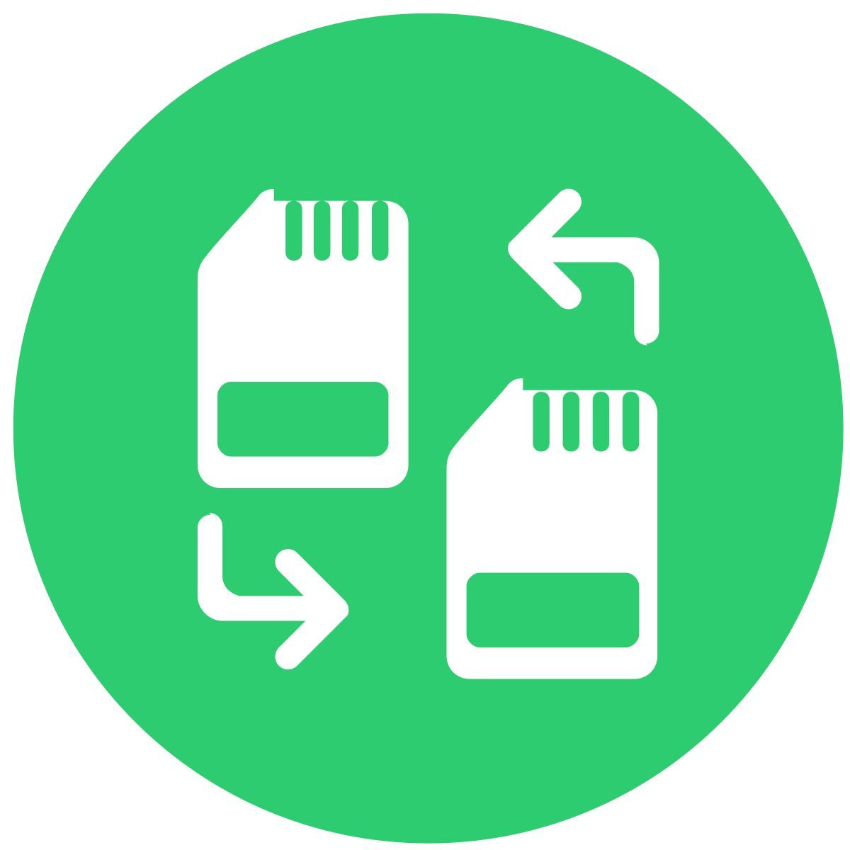 change sim cards icon