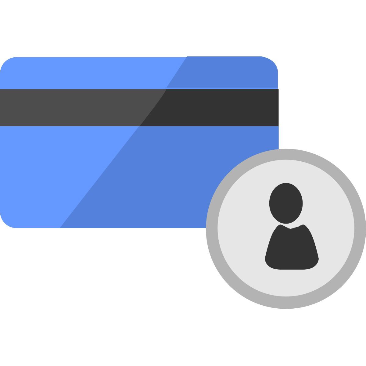credit card user icon