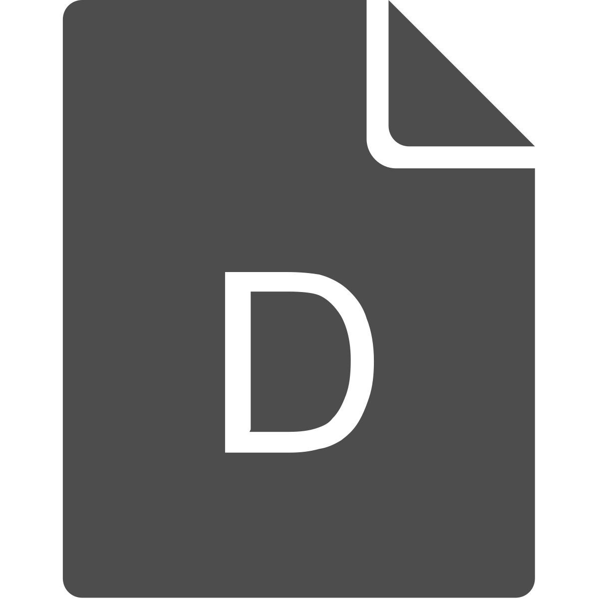 File D icon