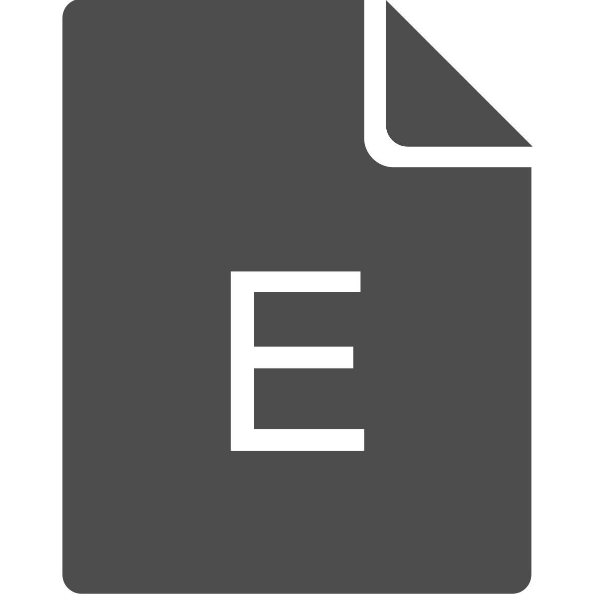 e file icon