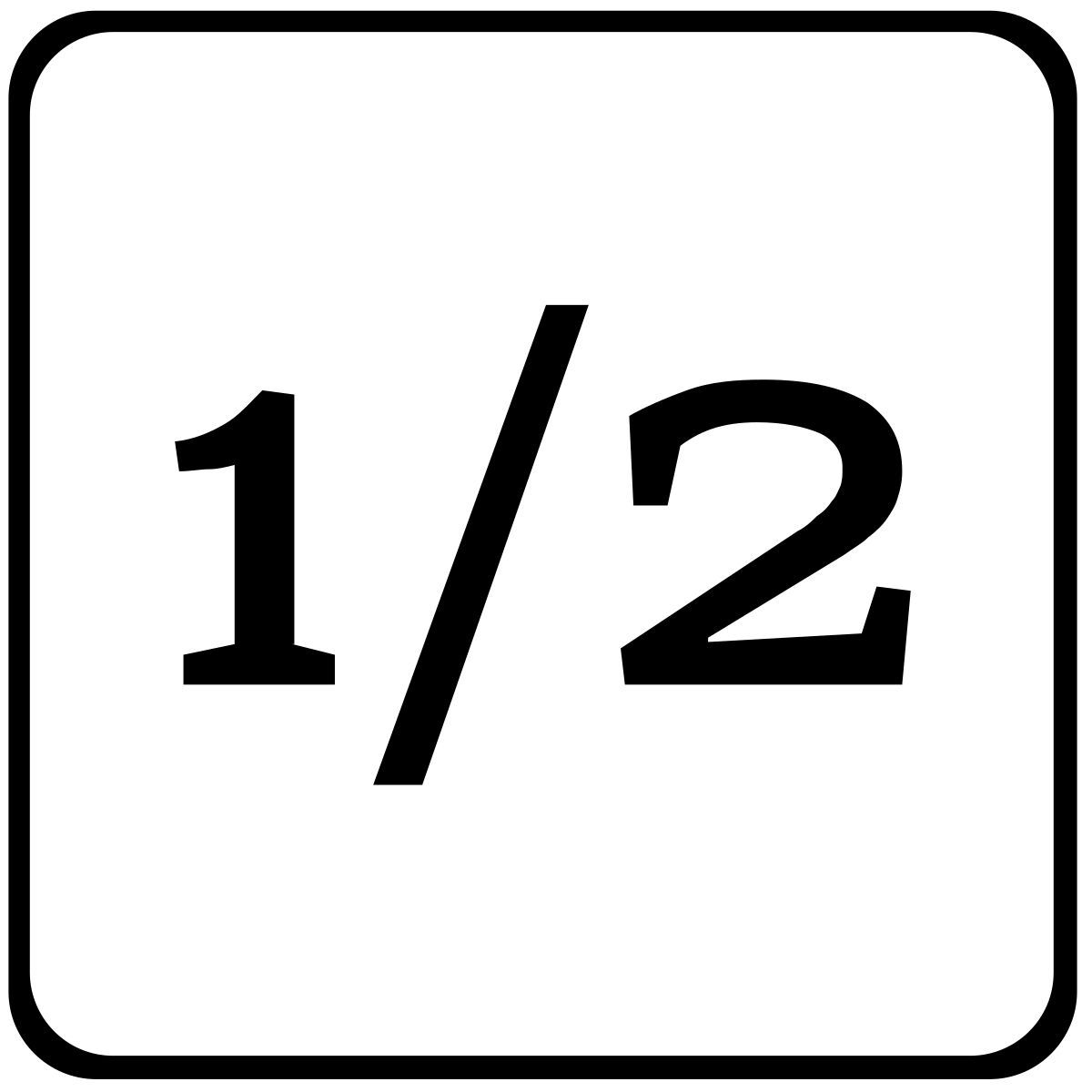 half icon