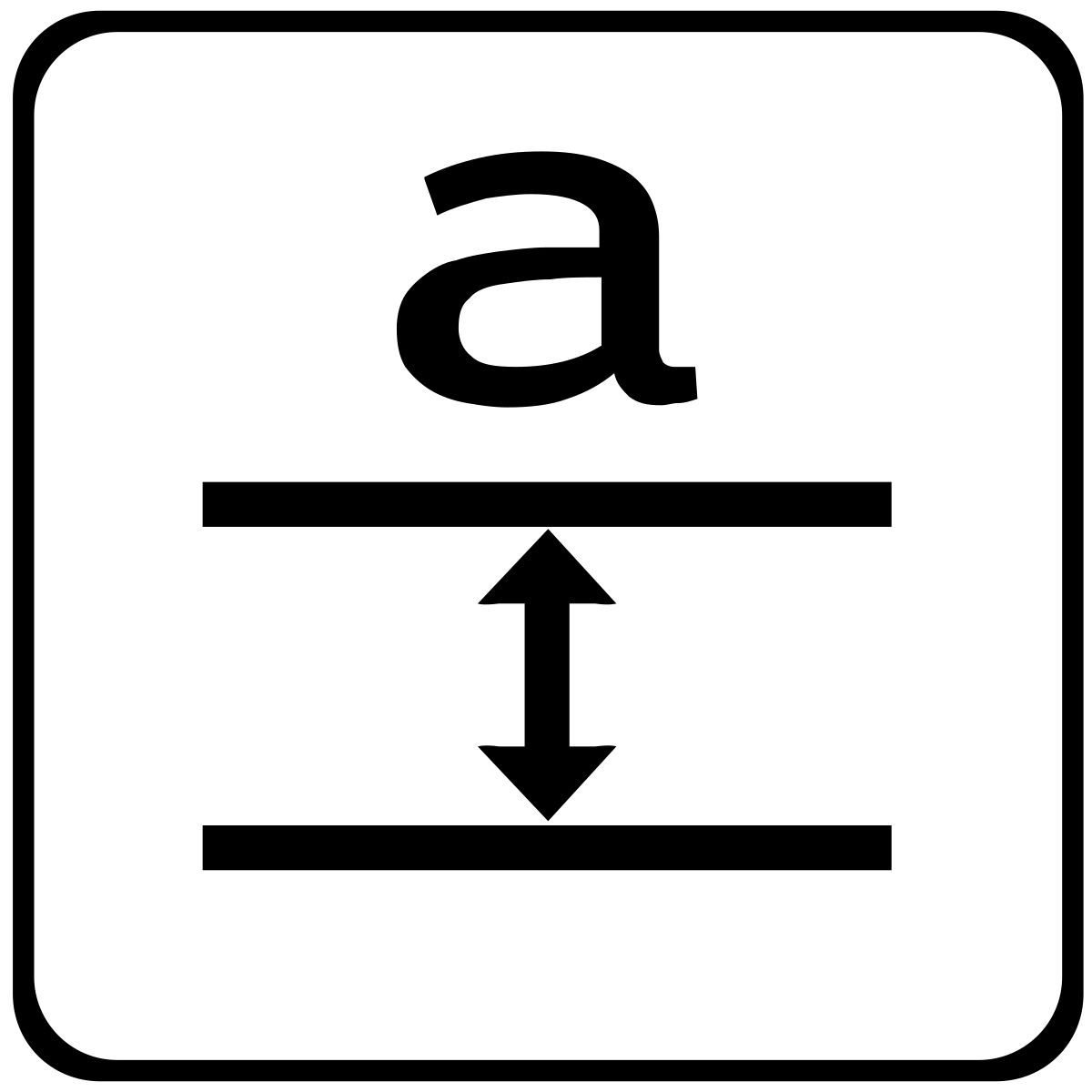 einrücken icon