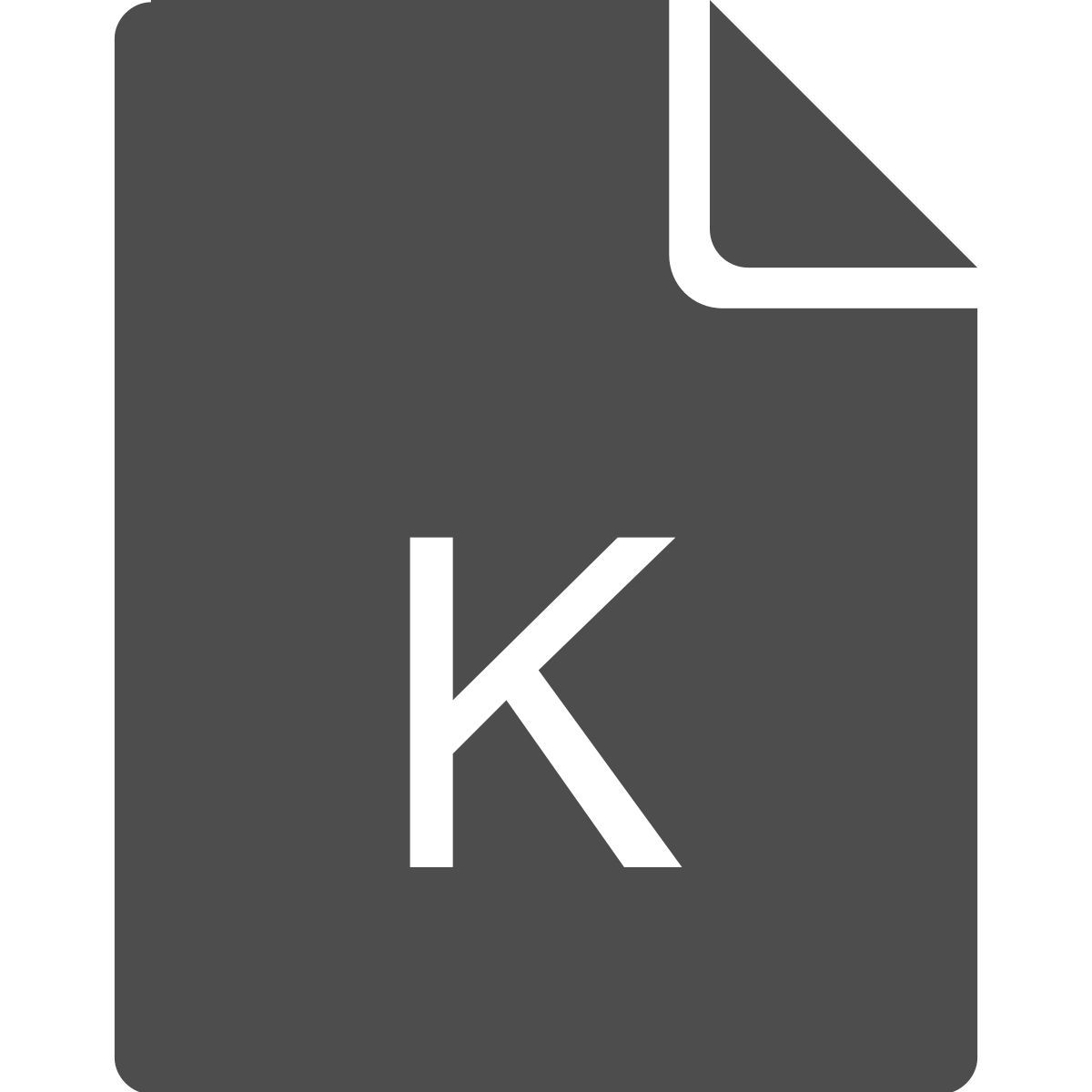 file k icon