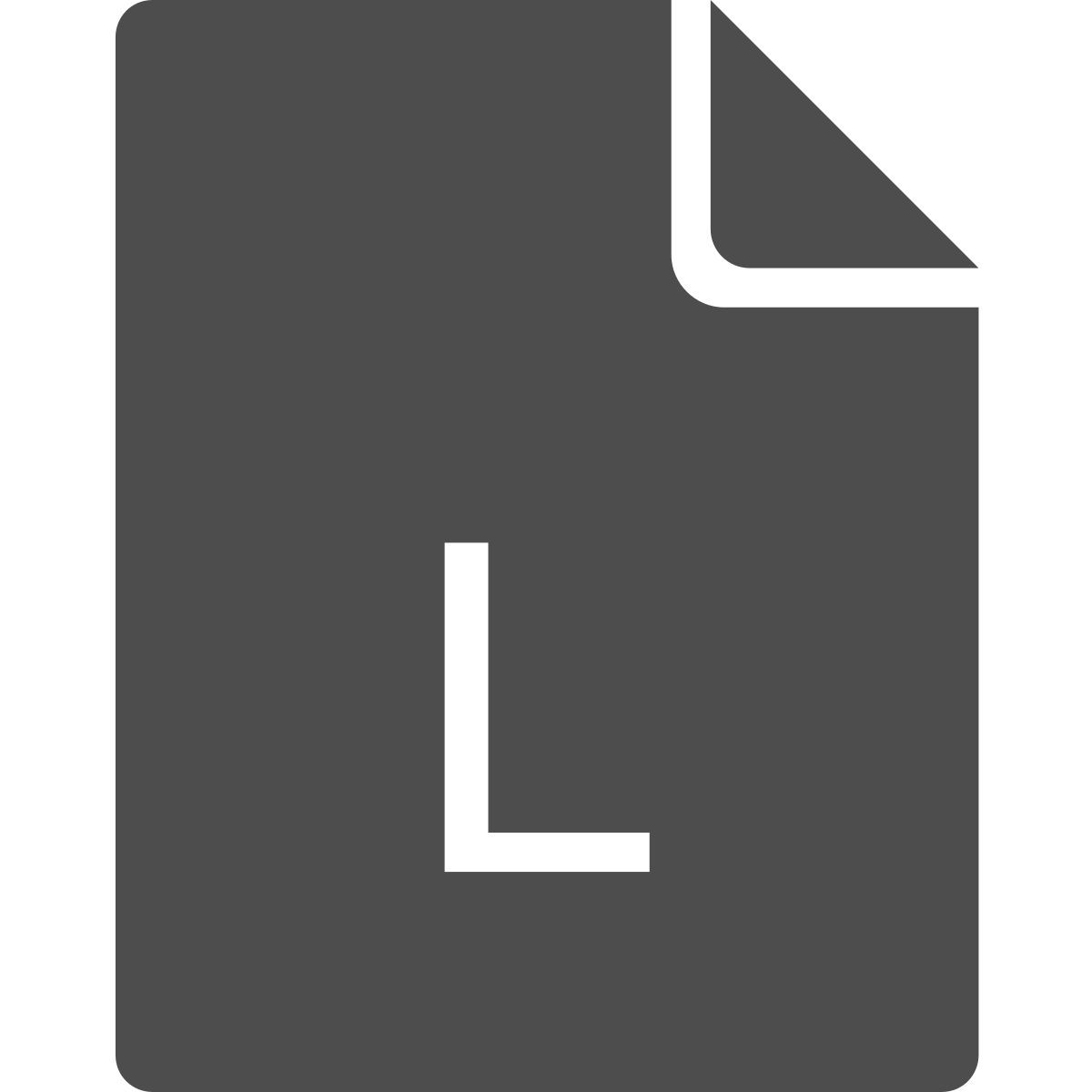 l file icon