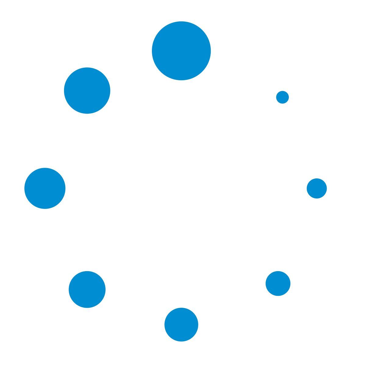 indicateur d'activité tournant 5 icon