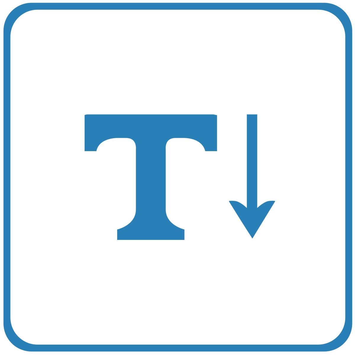 low case letter icon