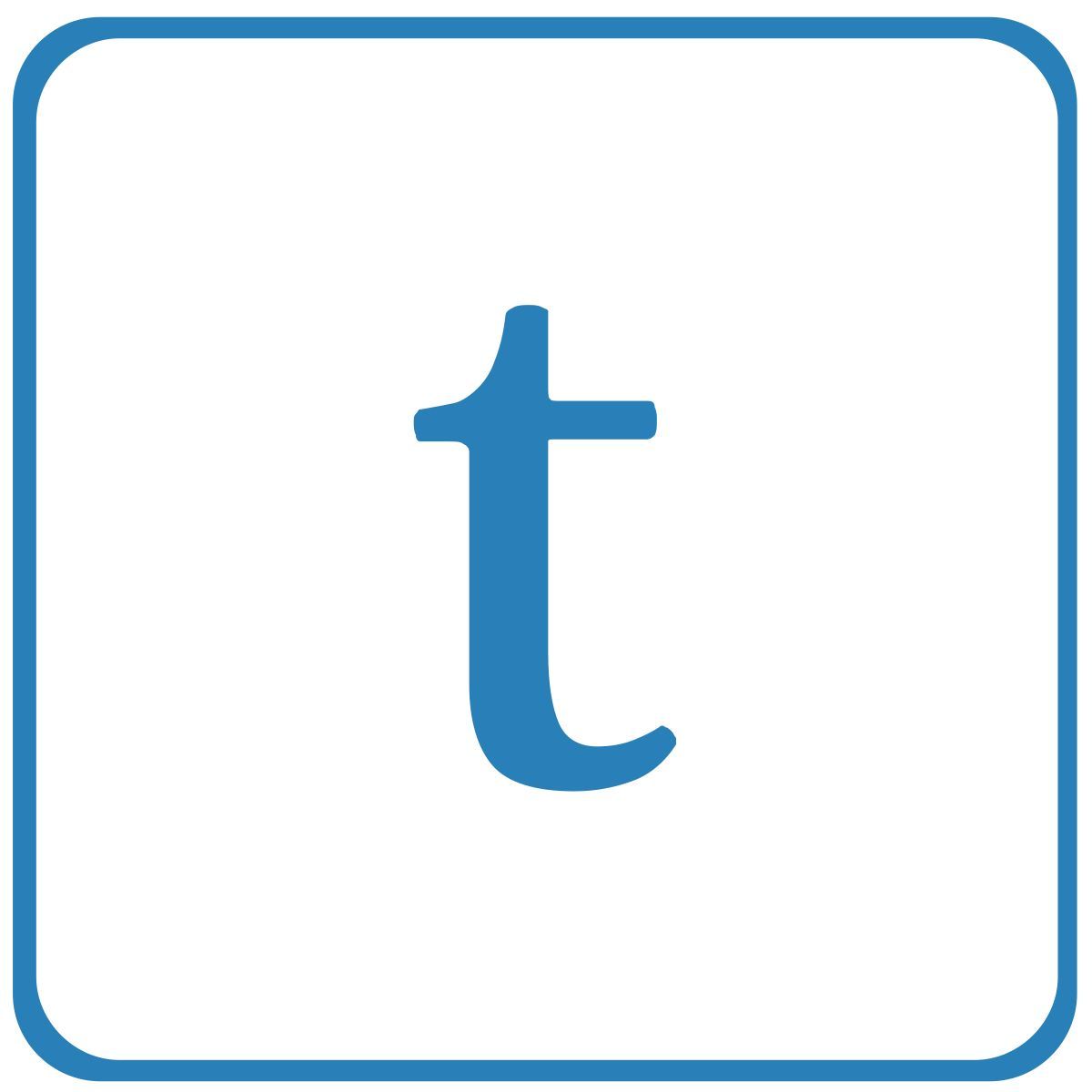 low case letter icon