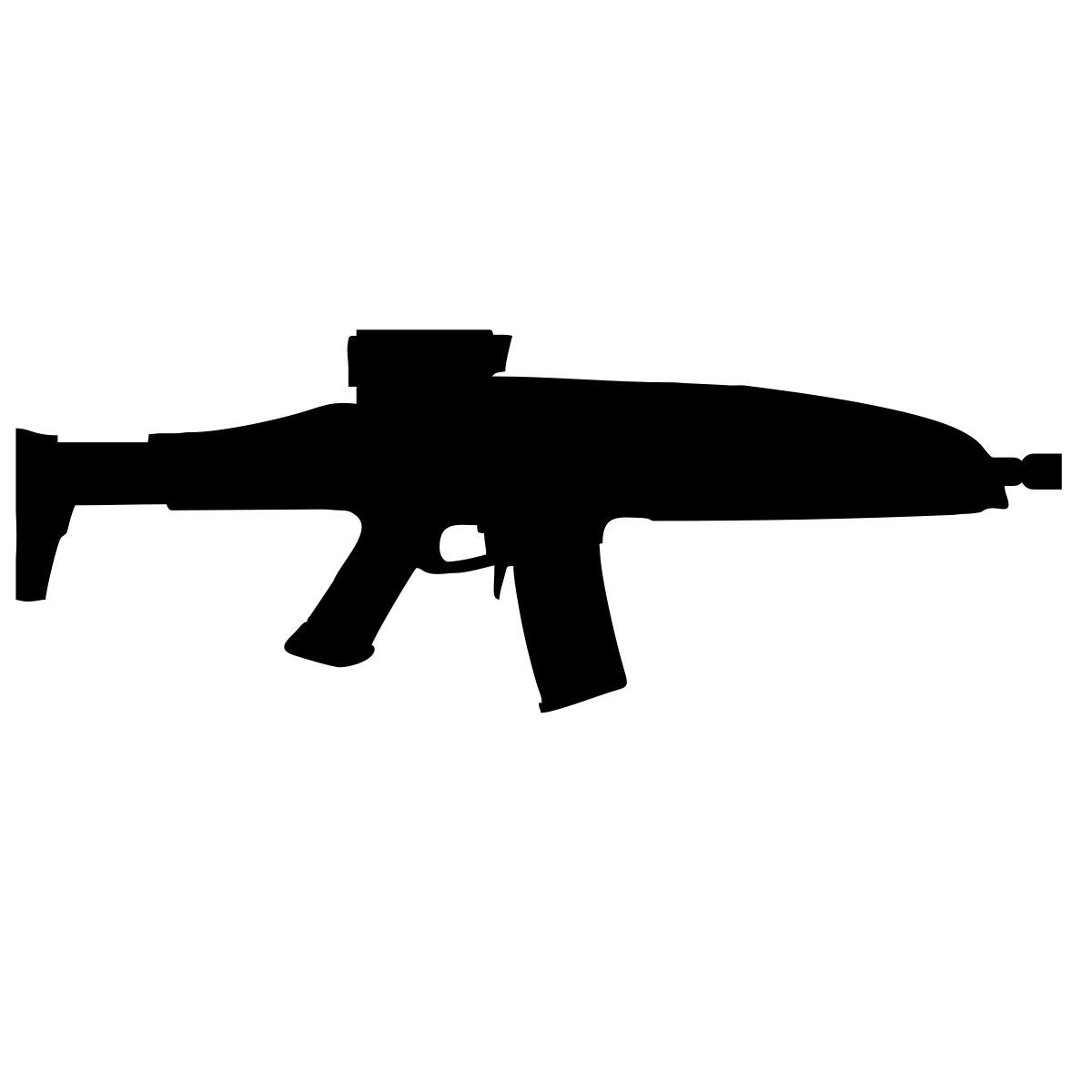 modern automatic gun icon