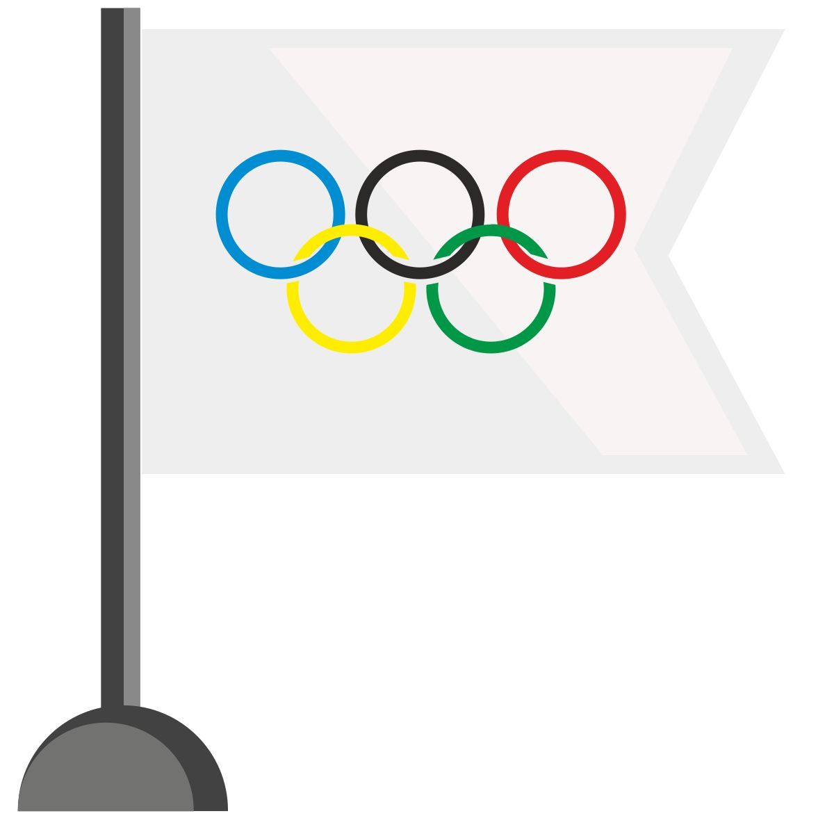 bandiera dei giochi olimpici icon