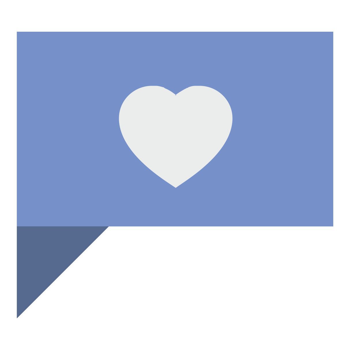 romantische nachricht icon