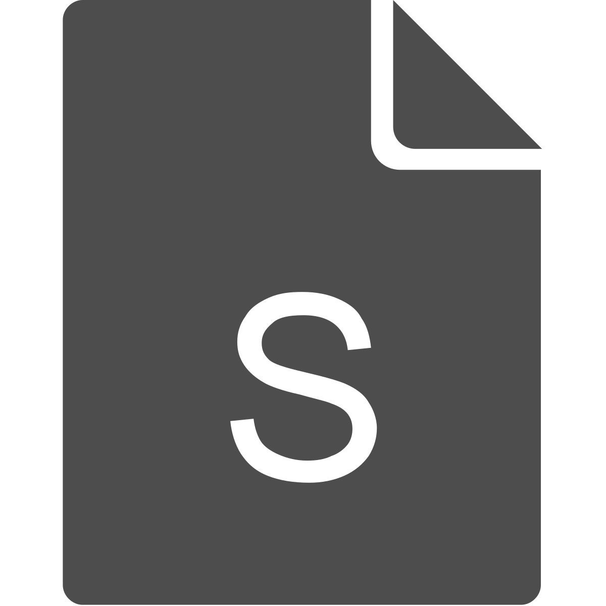 s file icon