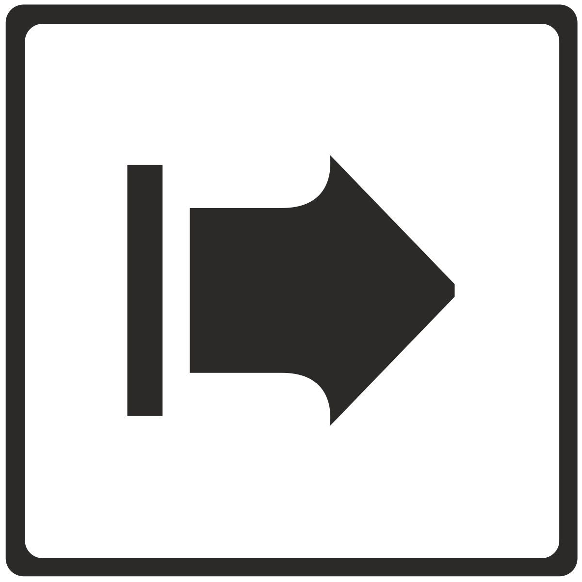 Tabulatortaste icon