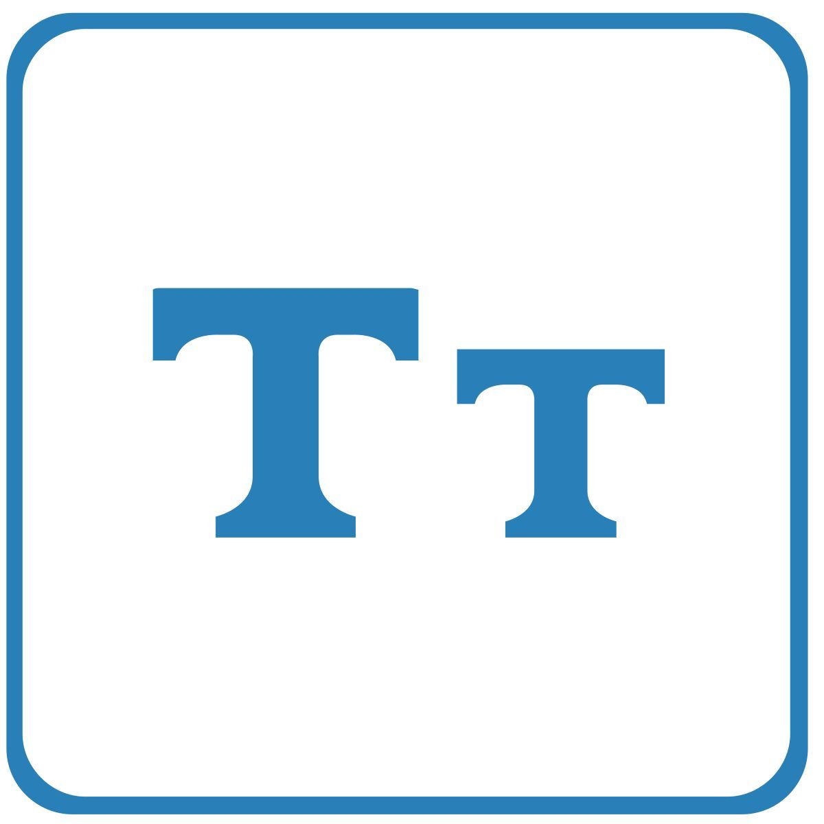 upper case letter icon