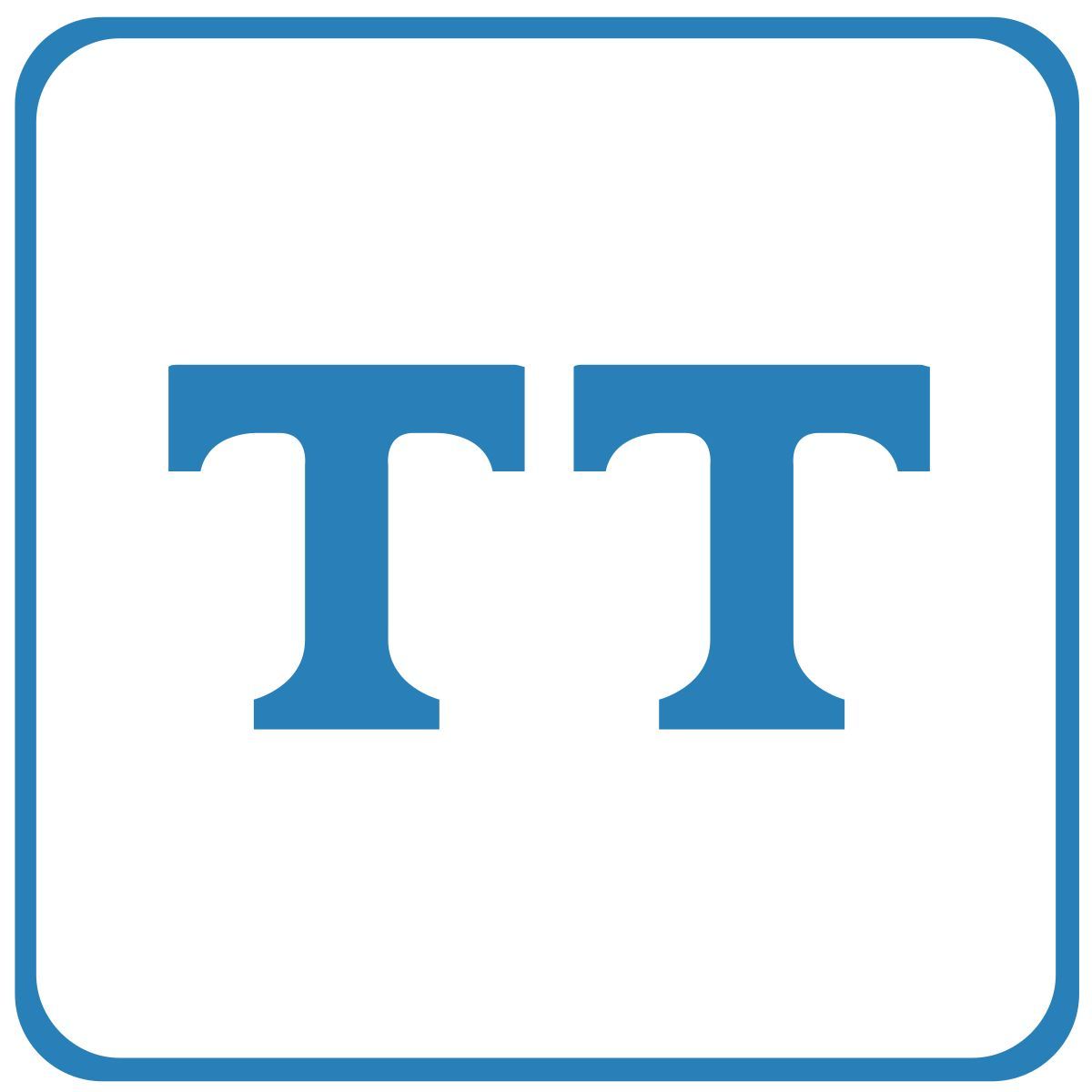 upper case letter icon