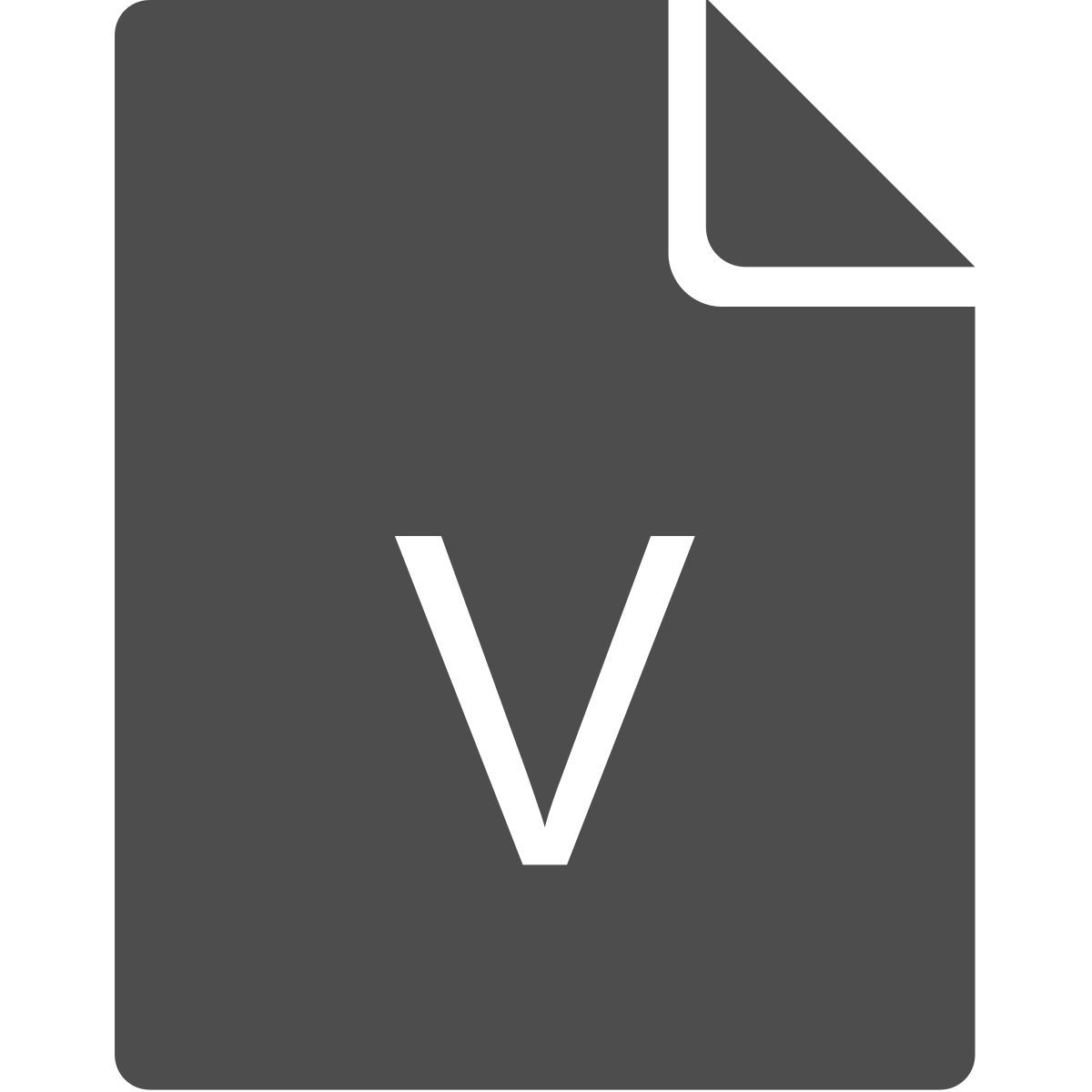 v file icon