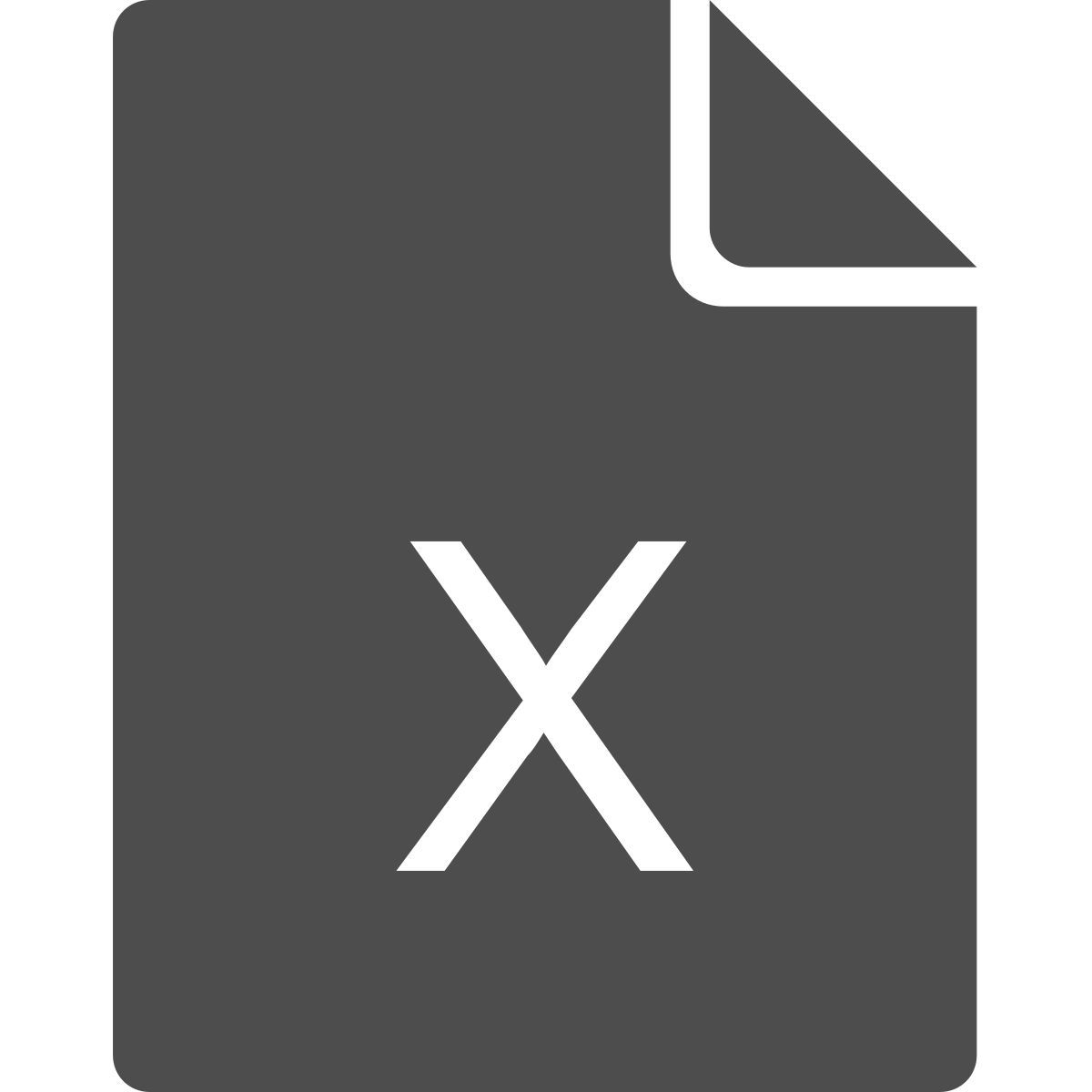 X File icon