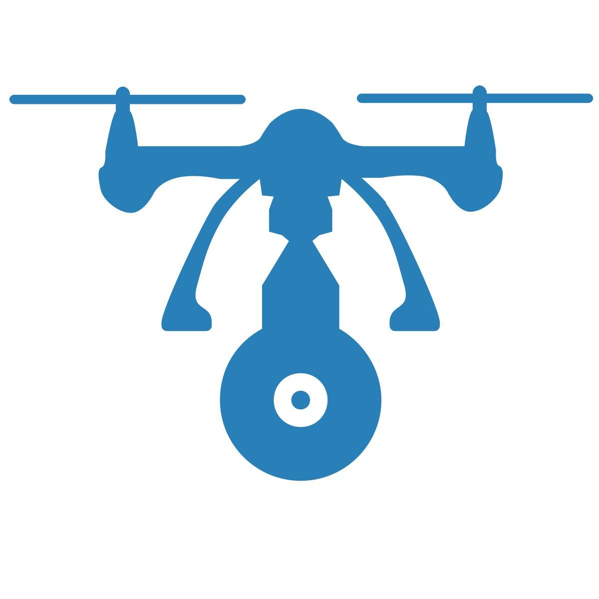 blue drone icon