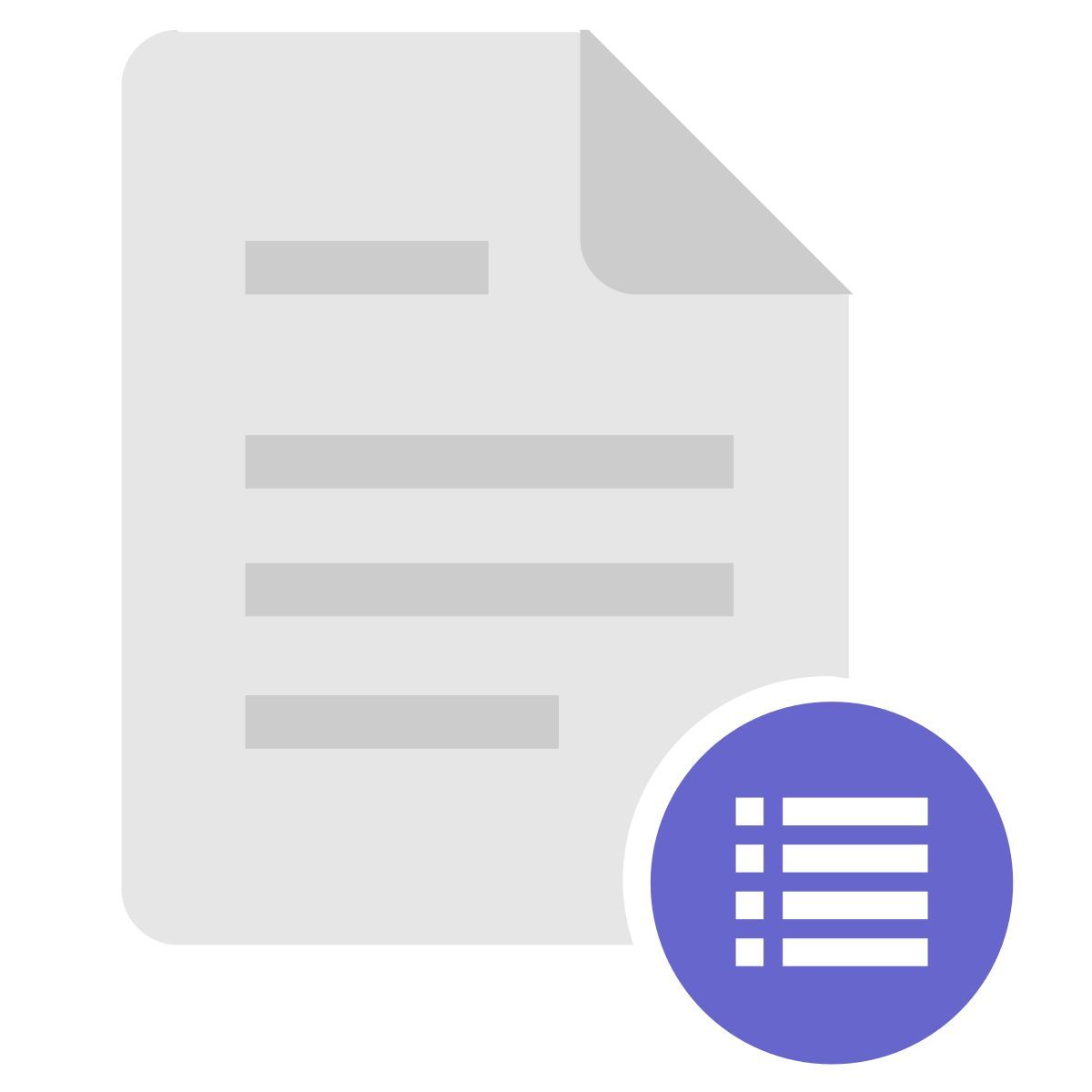 doc list icon