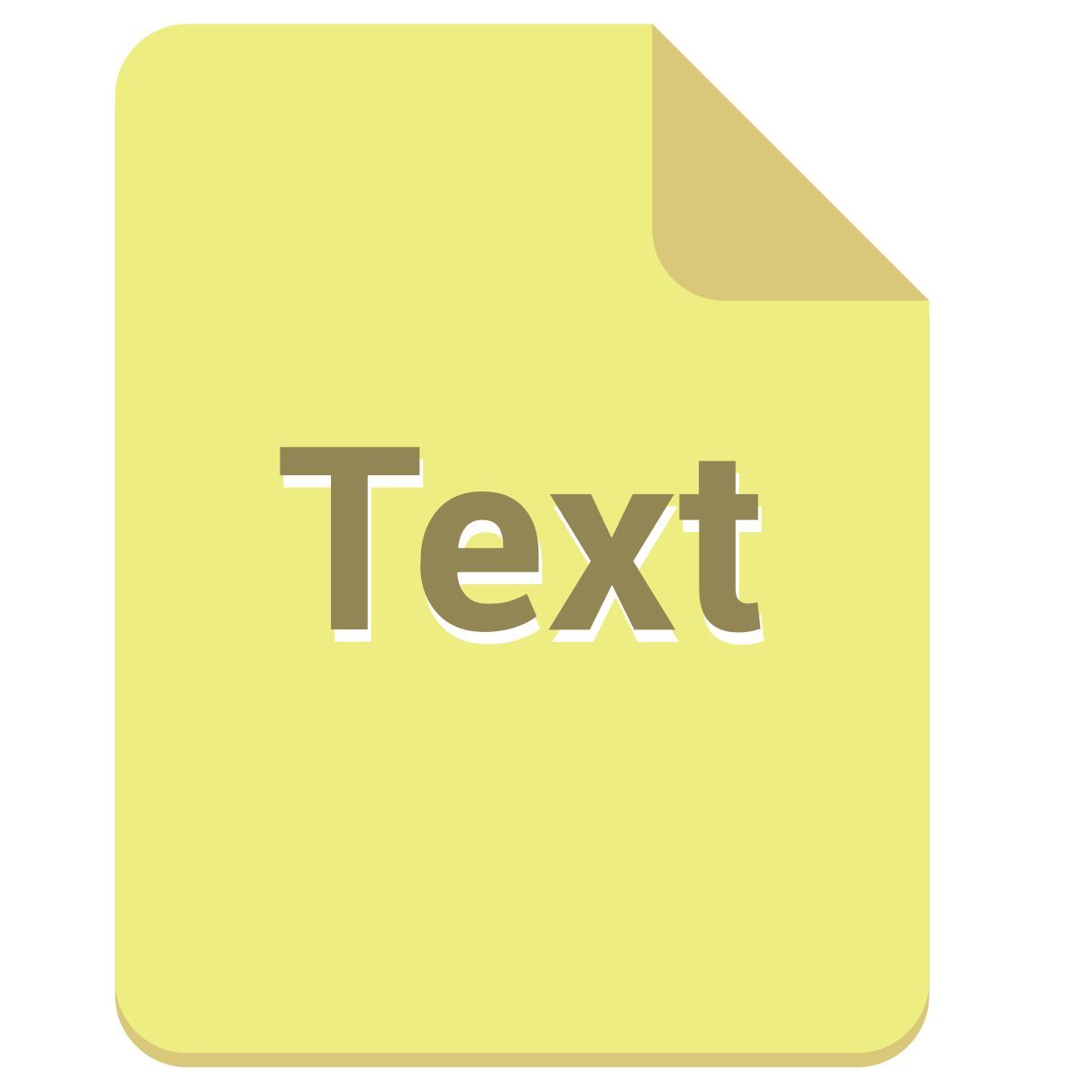 text icon
