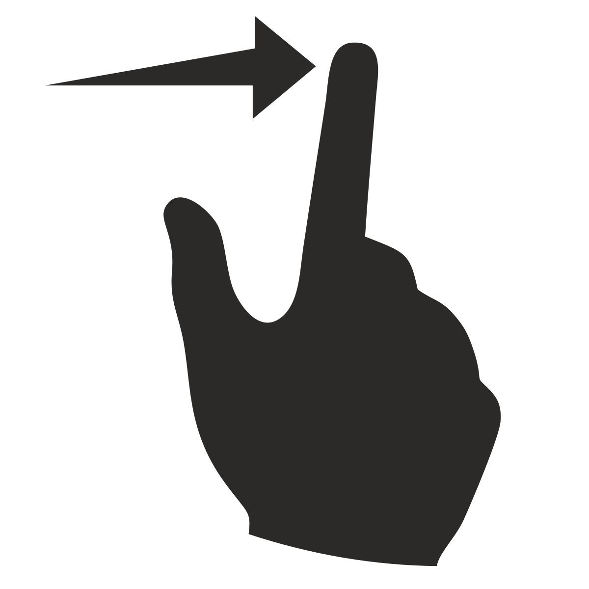 오른쪽으로 스와이프 icon