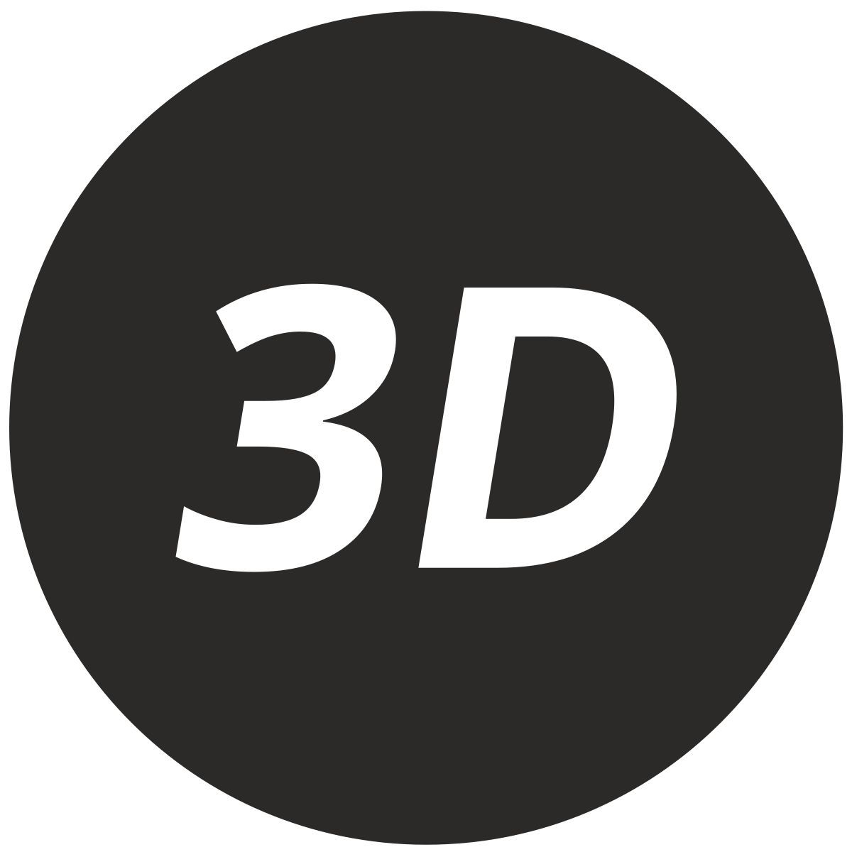 three dimensional image icon icon
