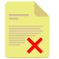external cancel-paper-and-documents-flat-icons-inmotus-design icon