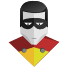 external face-super-hero-flat-icons-inmotus-design icon