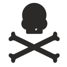 external Skull-And-Bones-tattoo-flat-icons-inmotus-design icon