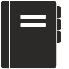 external address-books-elements-flat-icons-inmotus-design icon