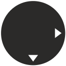 external arrow-tv-control-menu-flat-icons-inmotus-design-2 icon