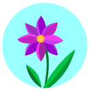 external astra-flowers-of-nature-flat-icons-inmotus-design icon