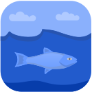 external beluga-fishes-flat-icons-inmotus-design icon