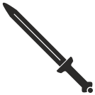 external blade-roman-weapon-army-flat-icons-inmotus-design-2 icon