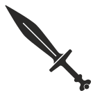 external blade-roman-weapon-army-flat-icons-inmotus-design-4 icon