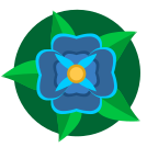 external blue-flowers-of-nature-flat-icons-inmotus-design-2 icon