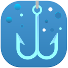 external bubbles-fishing-flat-icons-inmotus-design icon