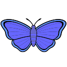 external butterfly-colored-butterfly-flat-icons-inmotus-design-7 icon