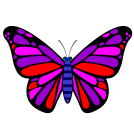 external butterfly-colored-butterfly-flat-icons-inmotus-design icon