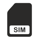 external call-sim-card-flat-icons-inmotus-design-2 icon