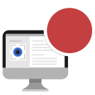 external cancel-eye-biometry-flat-icons-inmotus-design icon