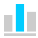 external chart-two-colored-basic-elements-set-flat-icons-inmotus-design icon