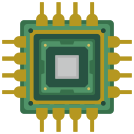 external chip-chips-and-cpu-flat-icons-inmotus-design-4 icon