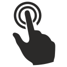 external click-gesture-and-touch-screen-by-finger-flat-icons-inmotus-design-2 icon