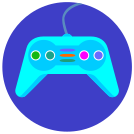 external control-gaming-joysticks-flat-icons-inmotus-design-5 icon