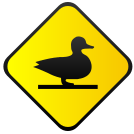 external duck-road-warnings-flat-icons-inmotus-design icon
