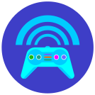 external game-gaming-joysticks-flat-icons-inmotus-design icon