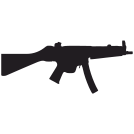 external gun-automatic-weapon-for-swat-police-flat-icons-inmotus-design-3 icon