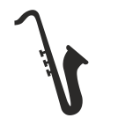 external melody-saxophone-flat-icons-inmotus-design-3 icon