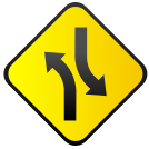 external road-road-warnings-flat-icons-inmotus-design-2 icon